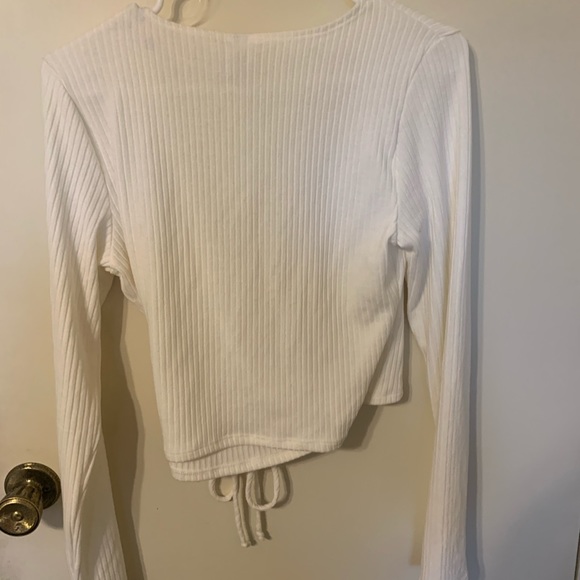 White tie crop top - Picture 3 of 4